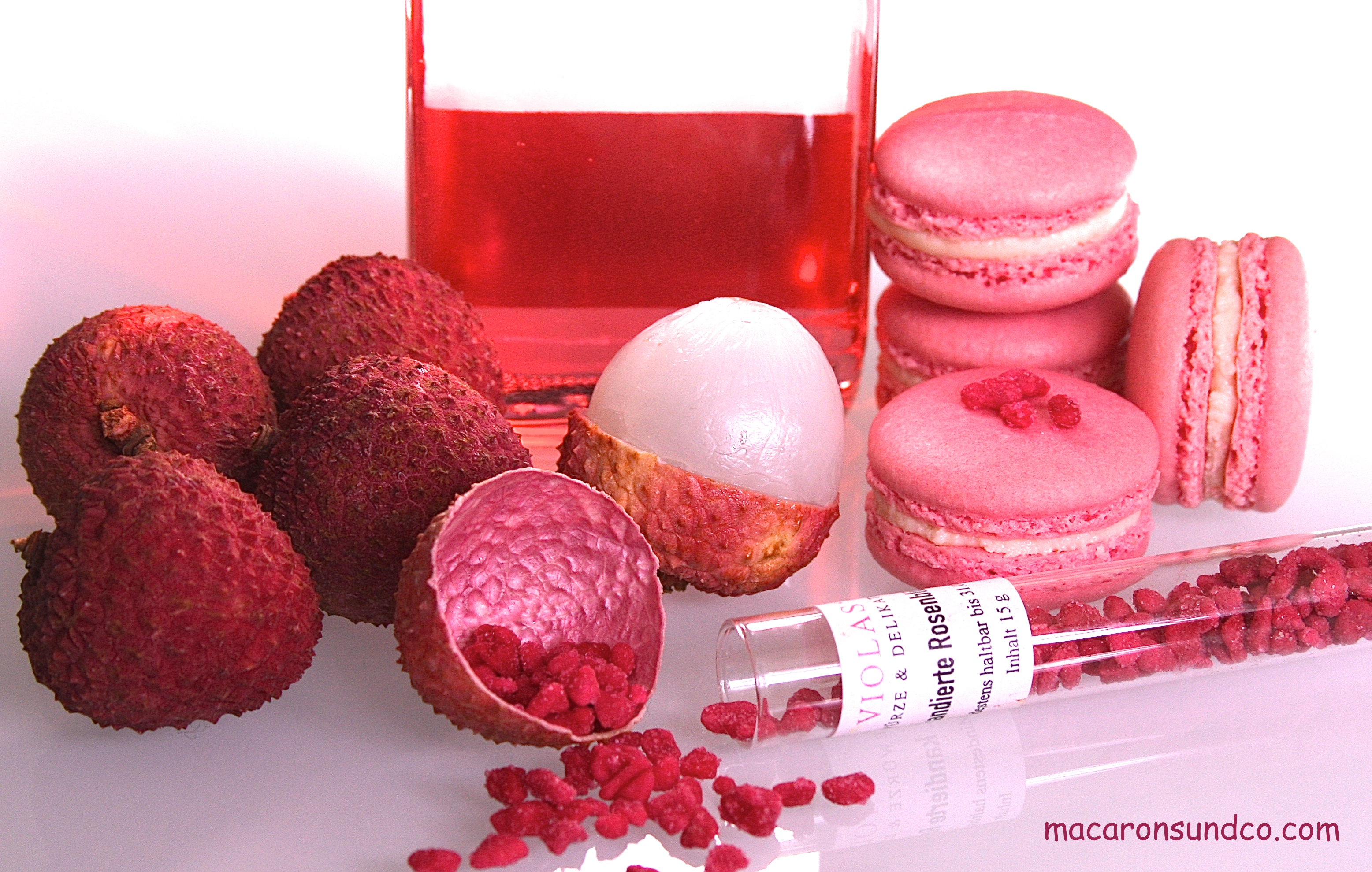 Macarons LitchiRose IMG_2313