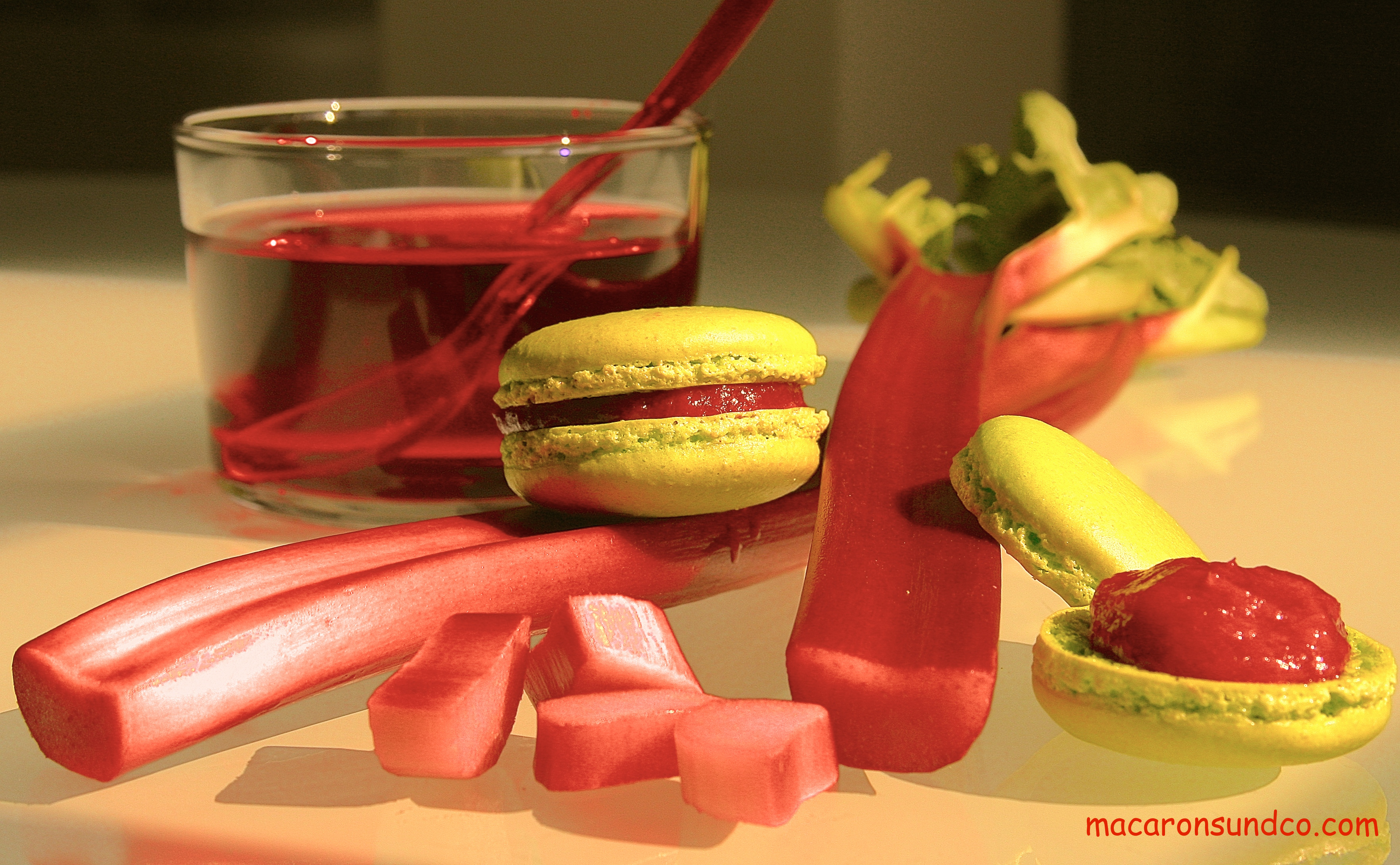 Macarons rhubarbe IMG_2578