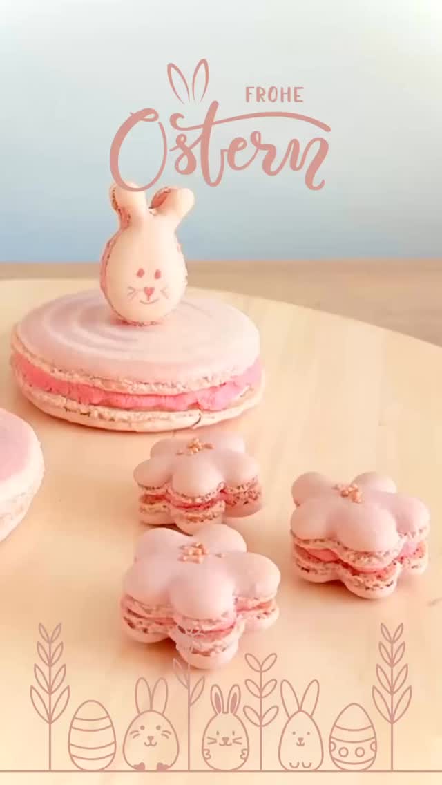 Frohe Ostern 🐇Joyeuses Pâques 🐣#macaronsundco